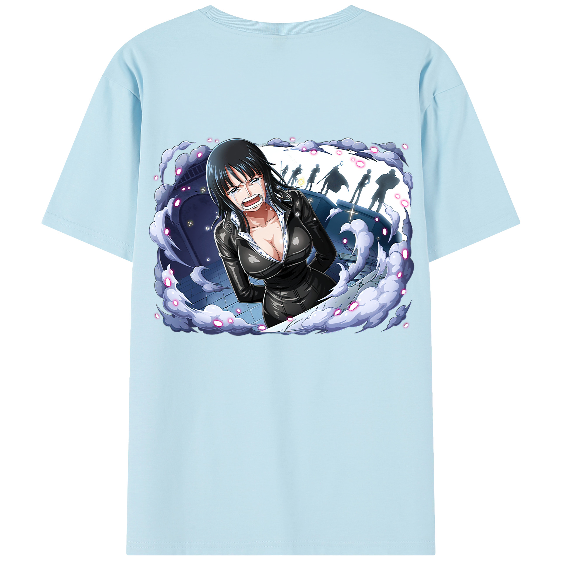 ワンピース ニコ・ロビン ONE PIECE Nico Robin 綿100％半袖Tシャツ（背面プリント）